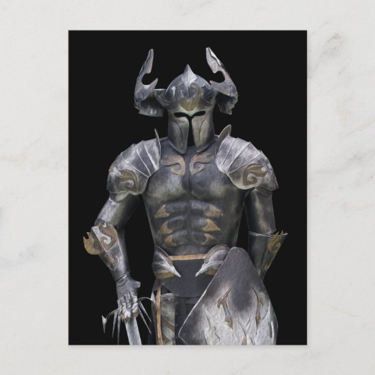 Carte Postale Guerrier de fée (Devant)