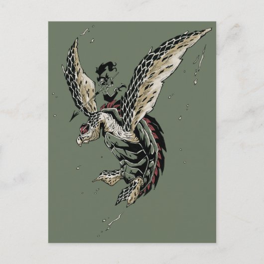 Carte Postale guerrier de hawksbill (Devant)