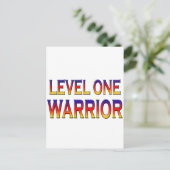 Carte Postale Guerrier de niveau 1 (Debout devant)