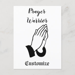 Carte Postale Guerrier de prière prier Thunder_Cove