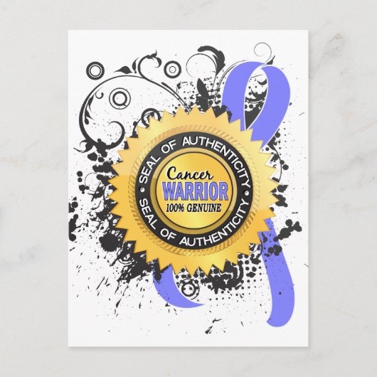 Carte Postale Guerrier du cancer de la prostate 23 (Devant)
