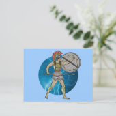 Carte Postale Guerrier grec (Debout devant)