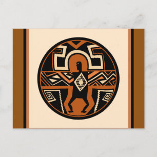 Carte Postale Guerrier Mimbres