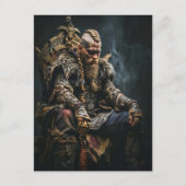 Carte Postale Guerrier Viking en tenue authentique (Devant)