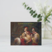 Carte Postale Guerriers (Debout devant)