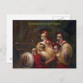 Carte Postale Guerriers (Devant / Derrière)