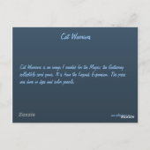 Carte Postale Guerriers de chats (Dos)