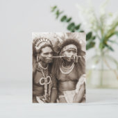 Carte Postale Guerriers de la Nouvelle-Guinée, c1919 (Debout devant)