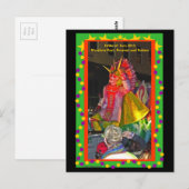 Carte Postale Guerriers inca (Devant / Derrière)