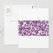Carte Postale Guerriers super violets de Ninja (Devant / Derrière)