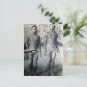 Carte Postale Guerriers tatoués de Nouvelle-Guinée (Debout devant)