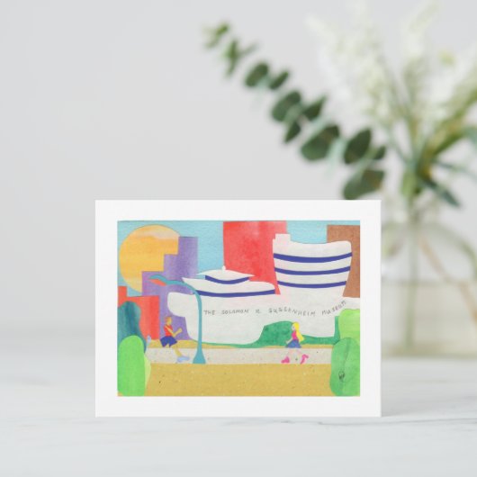 Carte Postale Guggenheim (Debout devant)