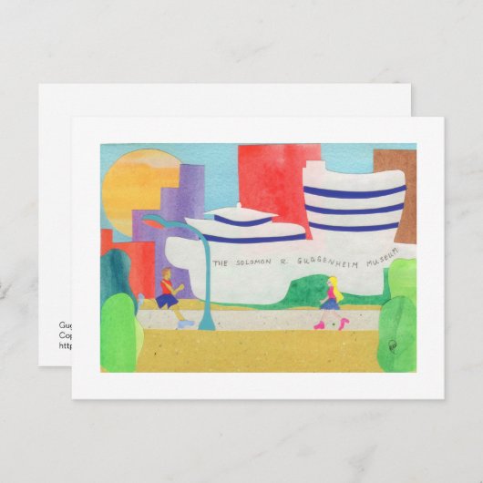 Carte Postale Guggenheim (Devant / Derrière)