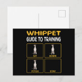 Carte Postale guide blanc pour l'entraînement de l'obéissance ch (Devant / Derrière)