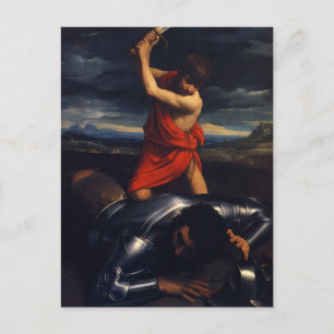 Carte Postale Guido Reni- David et Goliath