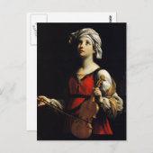 Carte Postale Guido Reni - St Cecilia (Devant / Derrière)
