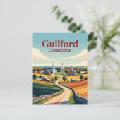 Carte Postale Guilford Connecticut (Debout devant)