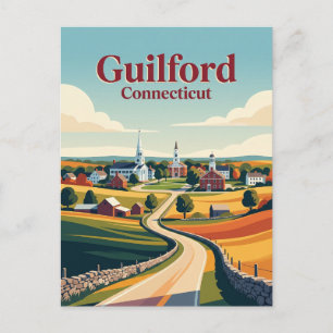 Carte Postale Guilford Connecticut