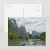 Carte Postale Guilin, Chine (Devant / Derrière)