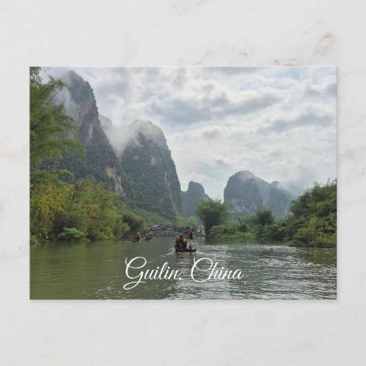 Carte Postale Guilin, Chine (Devant)