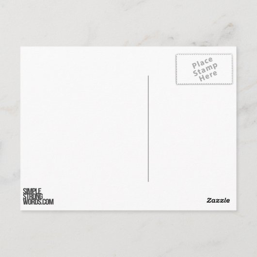 Carte Postale Guillemets inspirants et motivants (Dos)