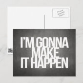 Carte Postale Guillemets inspirants et motivants (Devant / Derrière)