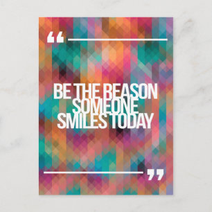 Carte Postale Guillemets inspirants et motivants