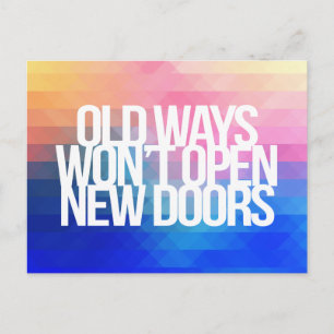 Carte Postale Guillemets inspirants et motivants