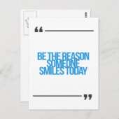 Carte Postale Guillemets inspirants et motivants (Devant / Derrière)