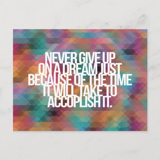 Carte Postale Guillemets inspirants et motivants (Devant)