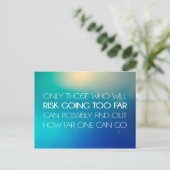 Carte Postale Guillemets inspirants et motivants (Debout devant)