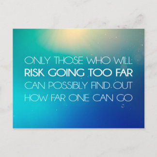 Carte Postale Guillemets inspirants et motivants