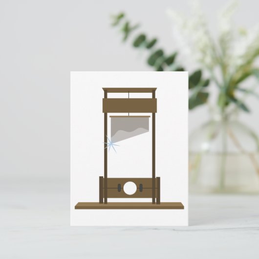 Carte Postale Guillotine (Debout devant)