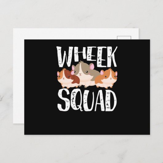 Carte Postale Guinea pig squad (Devant / Derrière)