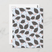 Carte Postale Guinée Hen Bird (Devant / Derrière)