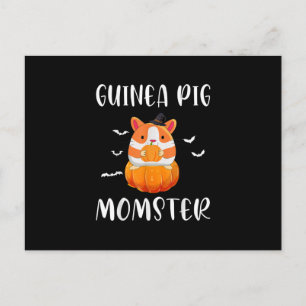 Carte Postale Guinée Momster Pig Citrouille Monster Funny Hallow