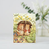 Carte Postale Guinée Pigs Go Shopping par Beatrix Potter (Debout devant)