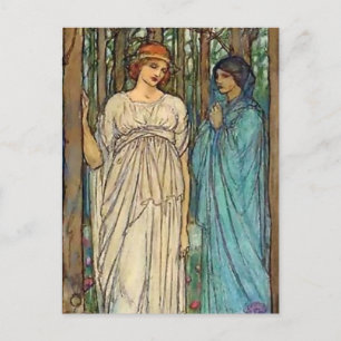 Carte Postale “Guinevere” Art fantastique de Florence Harrison