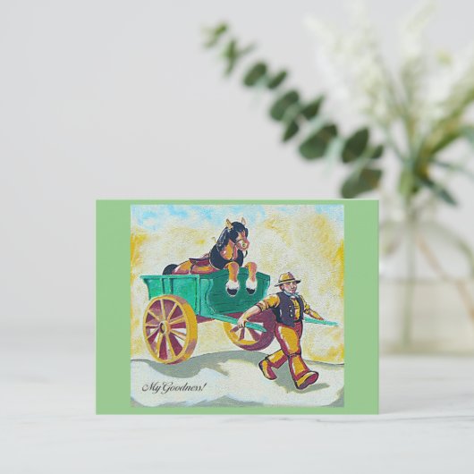 Carte postale Guinness (Debout devant)