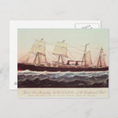 Carte Postale Guion Line Steamship Arizona (Devant / Derrière)