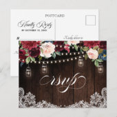 Carte Postale Guirlande de jarre de maçon de marine de Bourgogne (Devant / Derrière)