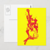 CARTE POSTALE GUITAR BRÛLANT (Devant / Derrière)