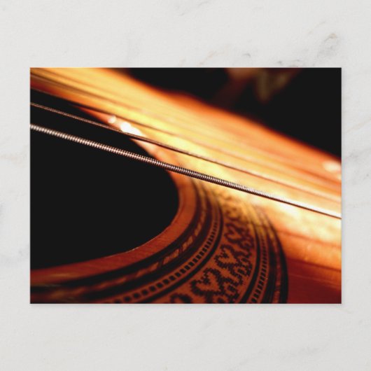 Carte Postale Guitar Gitarr (Devant)