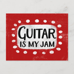 Carte postale "Guitar Is My Jam"