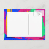 Carte Postale GUITAR super (Dos)