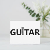 Carte Postale guitare (Debout devant)