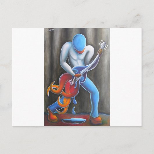 Carte Postale Guitare (Devant)