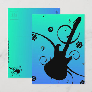 Carte postale guitare