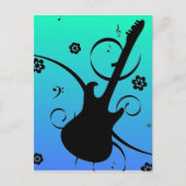 Carte postale guitare (Devant)
