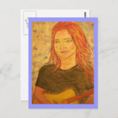 Carte Postale guitare (Devant / Derrière)